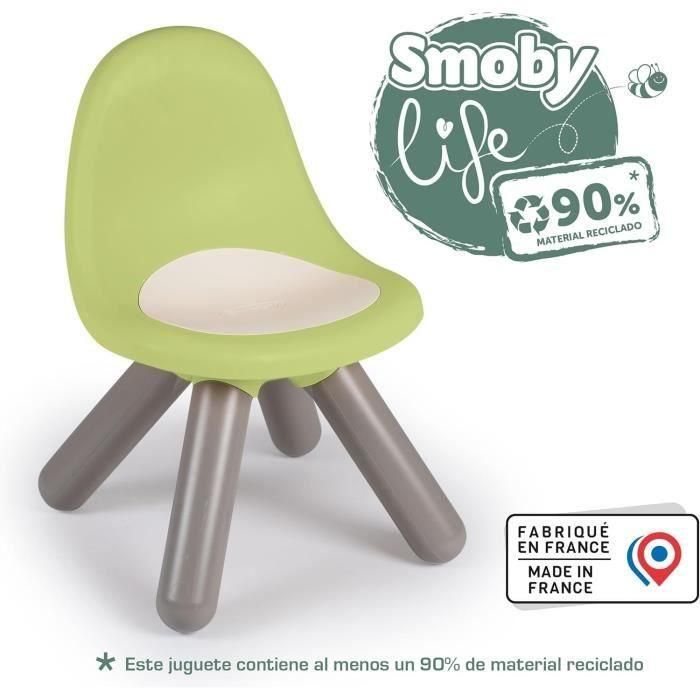 Smoby S.Life Silla Infantil Verde de Plástico, para Niños y Niñas a partir de 3 Años, No Requiere Montaje 3 Smoby S.Life Silla Infantil Verde de Plástico, para Niños y Niñas a partir de 3 Años, No Requiere Montaje 3