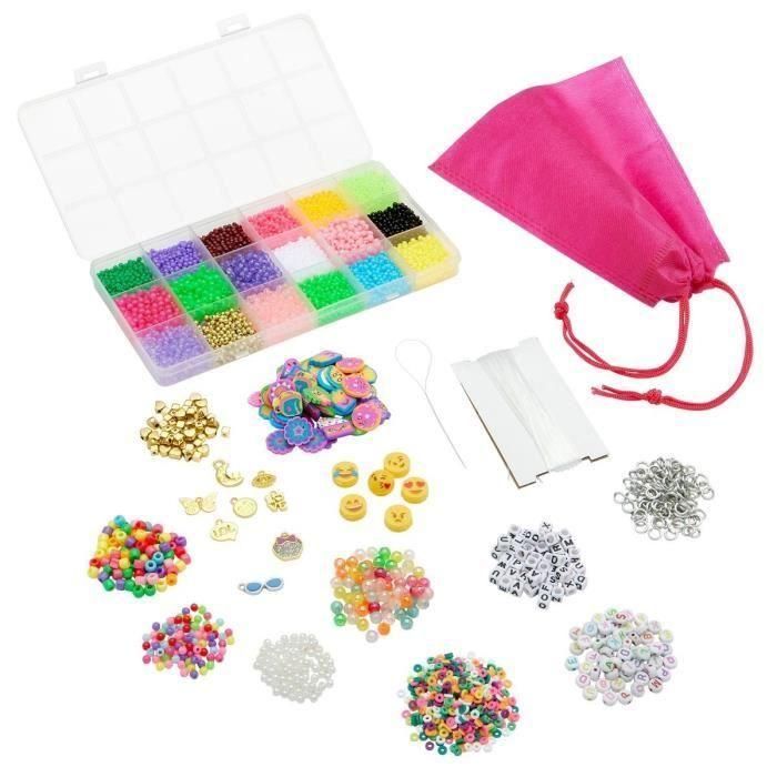 Lexibook LEX3380743110745 - Taller para crear pulseras de la amistad con cuentas 0 Lexibook LEX3380743110745 - Taller para crear pulseras de la amistad con cuentas 0