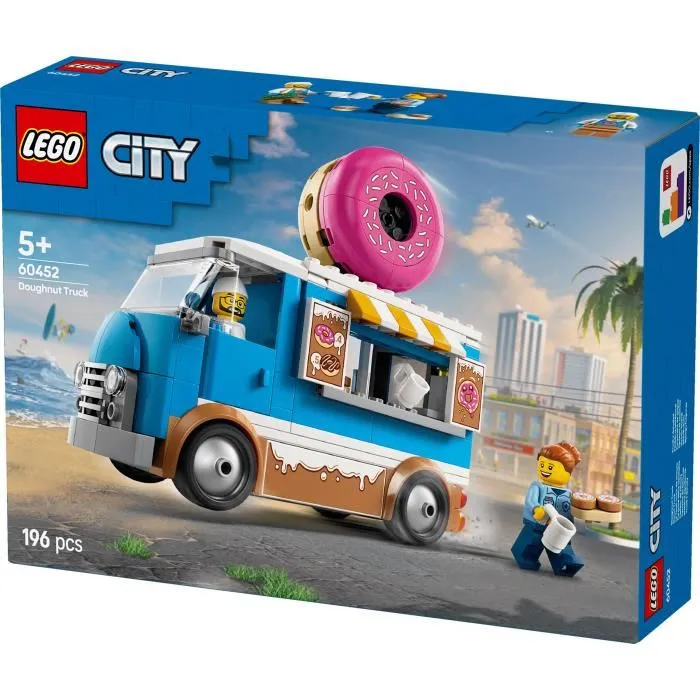 Lego City 60452 Camión de Comida Donut - Juguete de Construcción para Niño de 5 Años 5