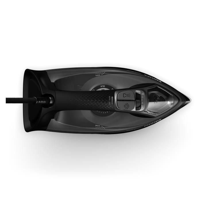 Philips Fer A Iron Series 5000 DST5040/80, 2600W, presionando 200 g/min, vapor continuo 45 g, negro 1 Philips Fer A Iron Series 5000 DST5040/80, 2600W, presionando 200 g/min, vapor continuo 45 g, negro 1