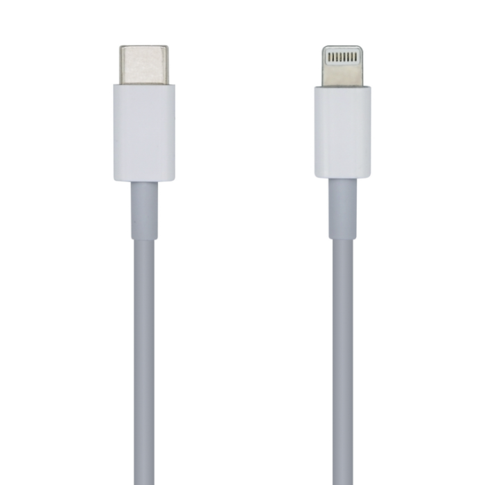 Aisens Cable USB Type C a Lightning 2A 1M Carga Rápida Blanco