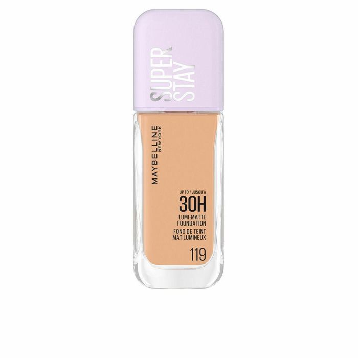 Maybelline SuperStay Lumi Matte Base de Maquillaje #119 30 ml - Acabado Mate Luminoso 30h