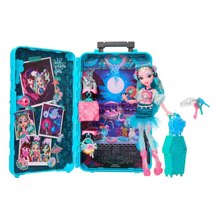 Mattel Muñeca Monster High Skulltimate Secrets Series 7 Lagoona Blue con más de 19 sorpresas 3