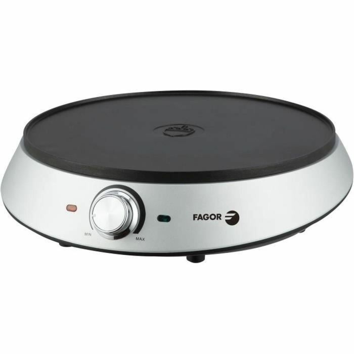 Fagor FGC240 Crepera Eléctrica 1200W | 30 cm Diámetro | Superficie Antiadherente | Gris 2 Fagor FGC240 Crepera Eléctrica 1200W | 30 cm Diámetro | Superficie Antiadherente | Gris 2