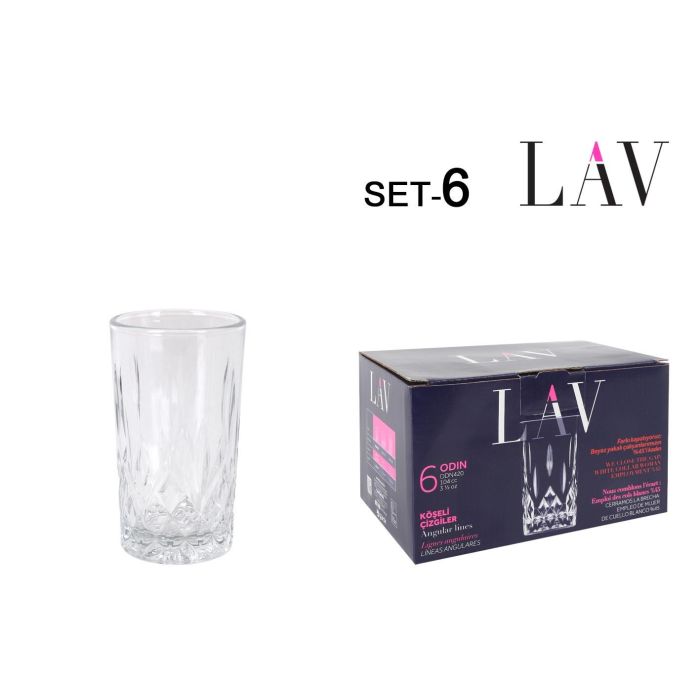 Set de 6 Vasos Odin 104 cc - Lav (12 Cajas) Set de 6 Vasos Odin 104 cc - Lav (12 Cajas)