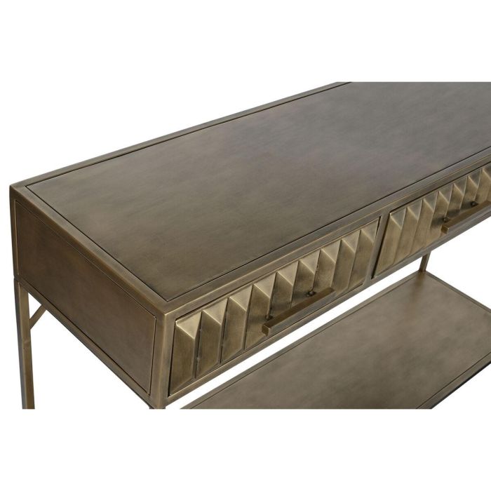 Consola Home ESPRIT Amarillo Dorado Metal 124 x 37 x 79,5 cm 3