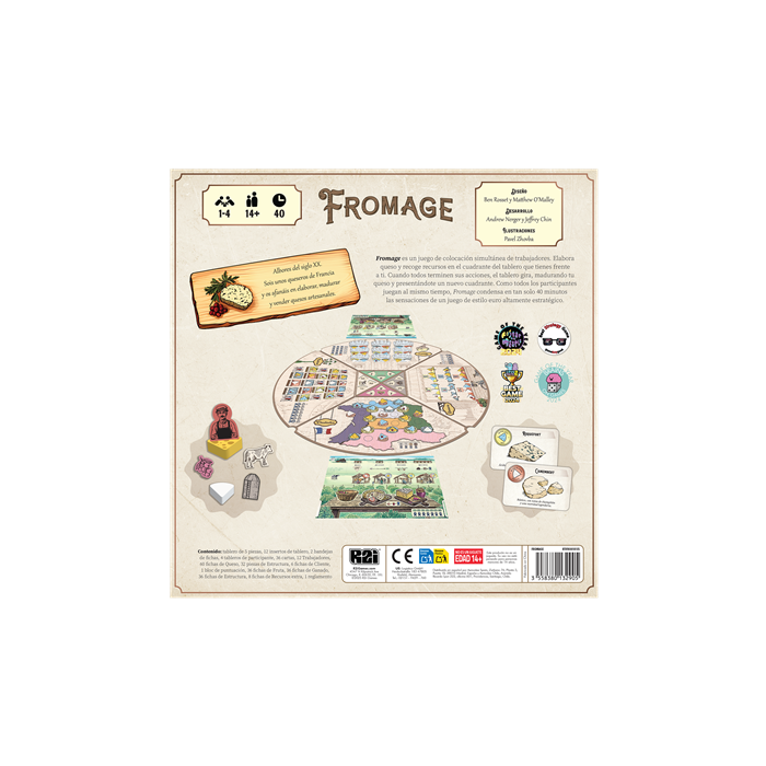 Juego Mesa Fromage 3