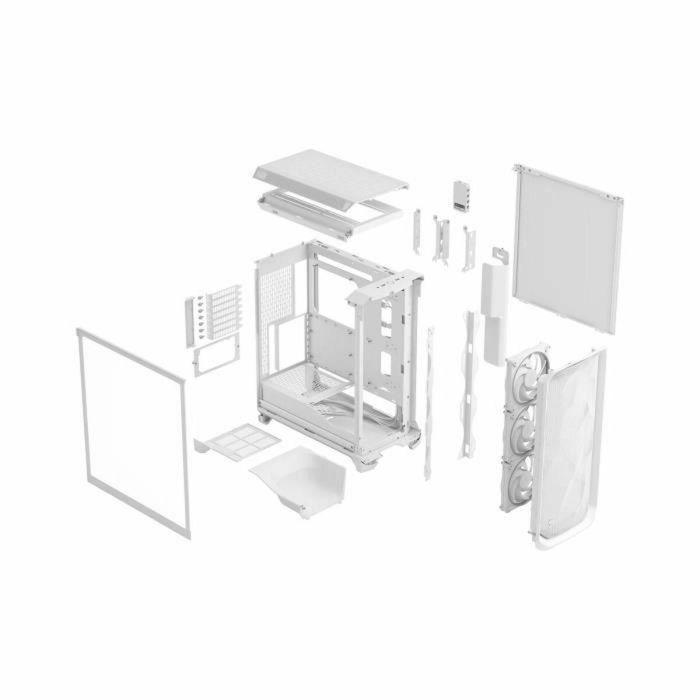 Fractal Design Torre Midi Meshify 3 Blanco TG Iluminación RGB ATX/EATX/micro ATX/Mini-ITX 3 Fractal Design Torre Midi Meshify 3 Blanco TG Iluminación RGB ATX/EATX/micro ATX/Mini-ITX 3