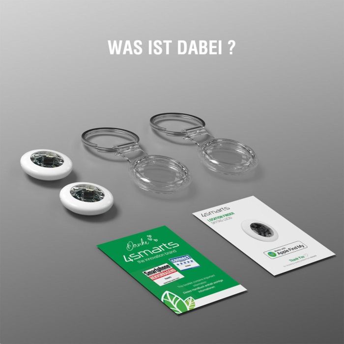 4smarts Standort-Finder SkyTag Lucid 2er Set. wei 2