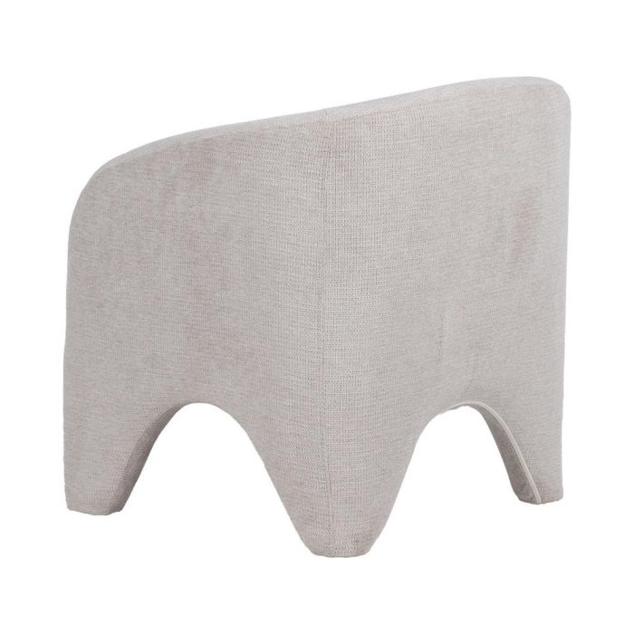 Sillón Beige Tejido Salón 74 X 73 X 75 cm