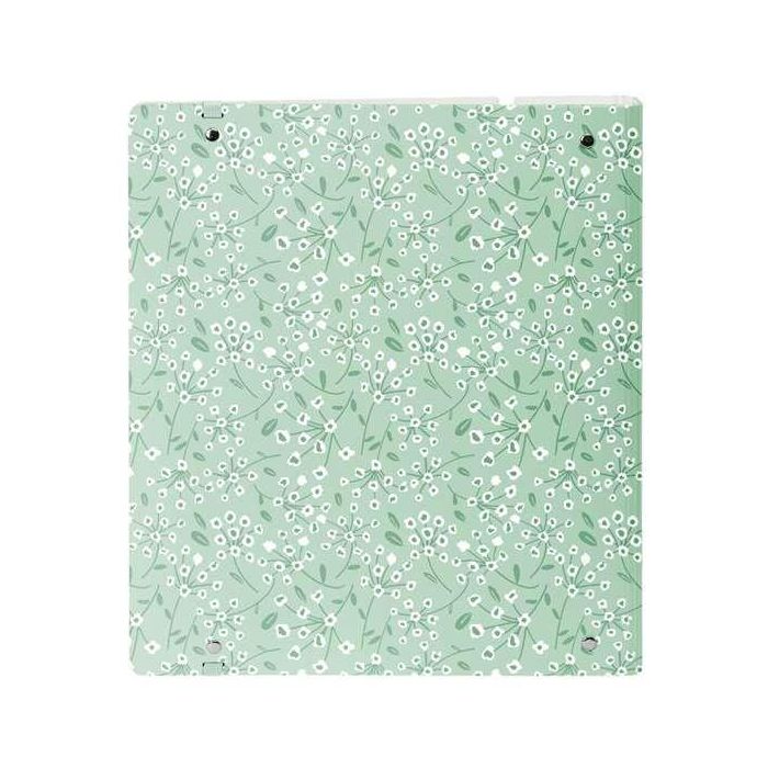 Carpeta Con Recambio Safta Din A4 Cuadro 5 mm Polipropileno Foam 4 Anillas 35 mm Estampados Floral Verde 7 Carpeta Con Recambio Safta Din A4 Cuadro 5 mm Polipropileno Foam 4 Anillas 35 mm Estampados Floral Verde 7