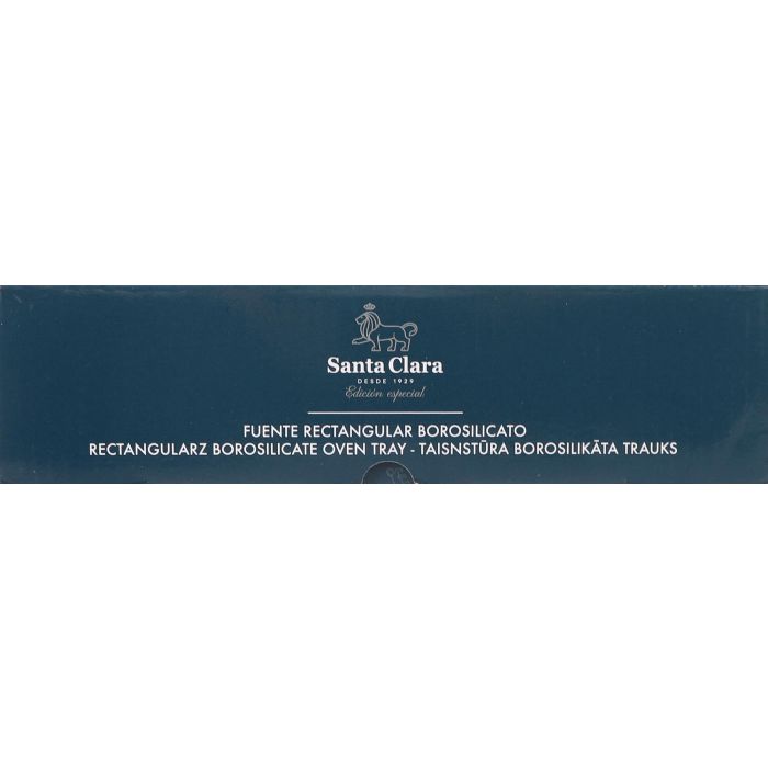 Fuente rectangular para horno de borosilicato 2.6L - Inde (2 Unidades) 2