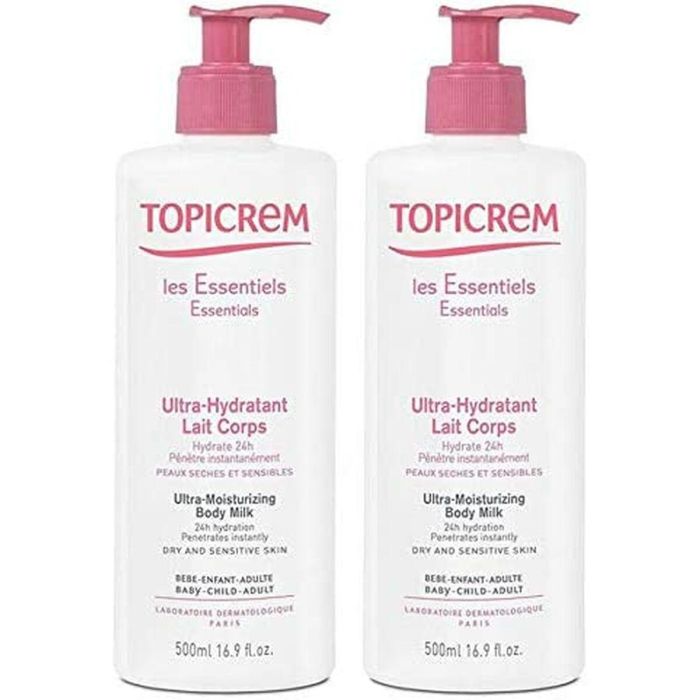 Topicrem Pack Dúo Uh Leche Corporal 2 X 500 mL