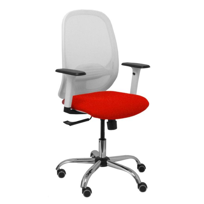 Silla de Oficina P&C 354CRRP Blanco Rojo Silla de Oficina P&C 354CRRP Blanco Rojo