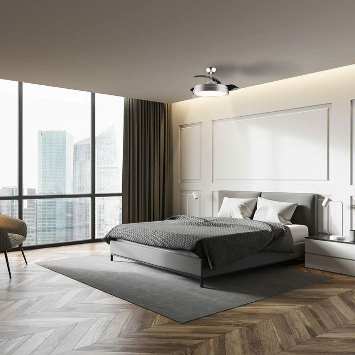 Ventilador de Techo Cecotec EnergySilence Aero 4280 Invisible Steel Acero 40 W Ø 42 cm 1 Ventilador de Techo Cecotec EnergySilence Aero 4280 Invisible Steel Acero 40 W Ø 42 cm 1