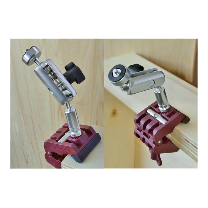 Piher Soporte Multidispositivos 1/4"-3/8"-5/8" Pih34061 - Soporte Universal Aluminio, 3kg, Multiusos, Adaptadores Roscados 1