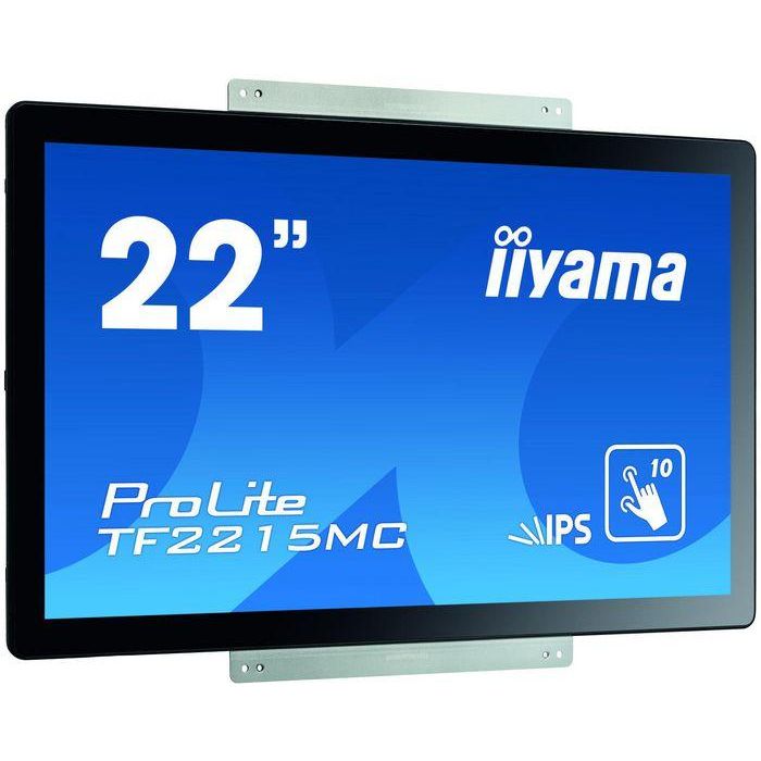 iiyama TF2215MC-B2, 21.5", 1920x1080, 16:9, 14 ms, IPS LED, projective capacitive, VGA, HDMI, DP, HDCP, DC 12V, 520x315x42.5 mm 4 iiyama TF2215MC-B2, 21.5", 1920x1080, 16:9, 14 ms, IPS LED, projective capacitive, VGA, HDMI, DP, HDCP, DC 12V, 520x315x42.5 mm 4