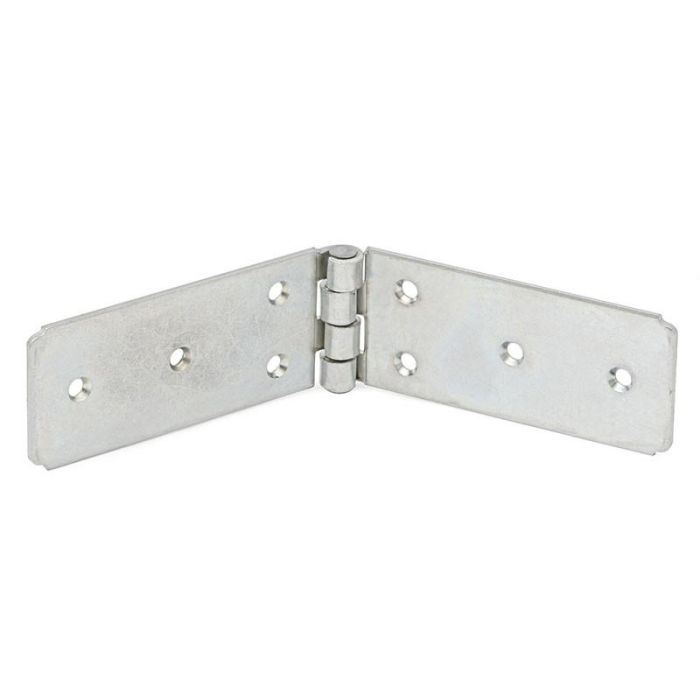 Q&Q Bisagra Plana Katlin 198x43x2,5mm de Hierro Zincado para Puertas, Tapas y Estructuras Metálicas
