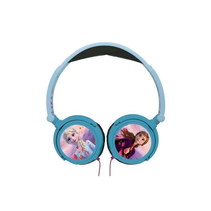 Lexibook Auriculares Diadema Frozen Disney Ajustables Plegables para Niños Jack 3.5mm 2