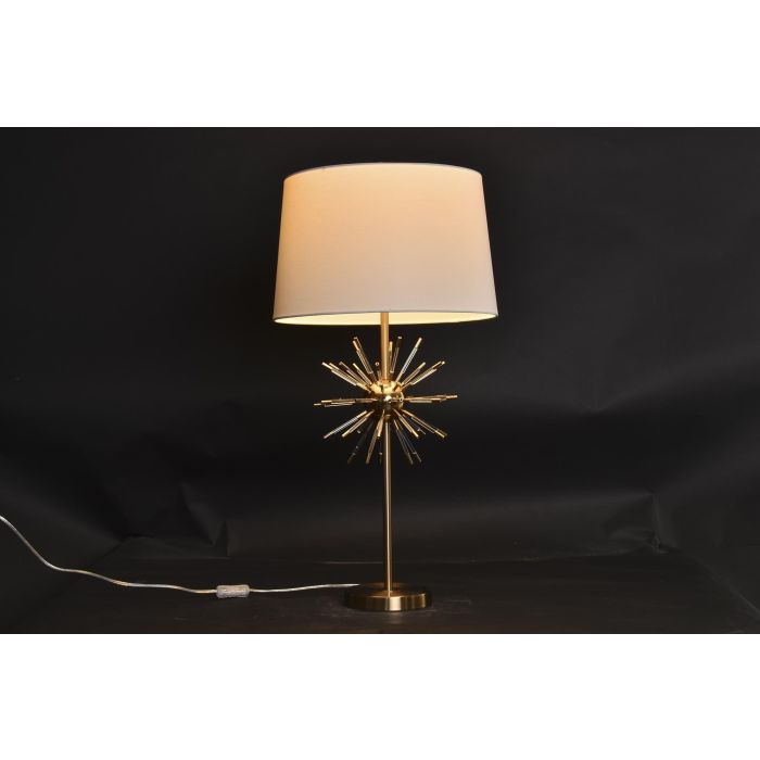 Lampara Sobremesa Moderno DKD Home Decor Dorado Blanco 41 x 80 x 41 cm 1 Lampara Sobremesa Moderno DKD Home Decor Dorado Blanco 41 x 80 x 41 cm 1