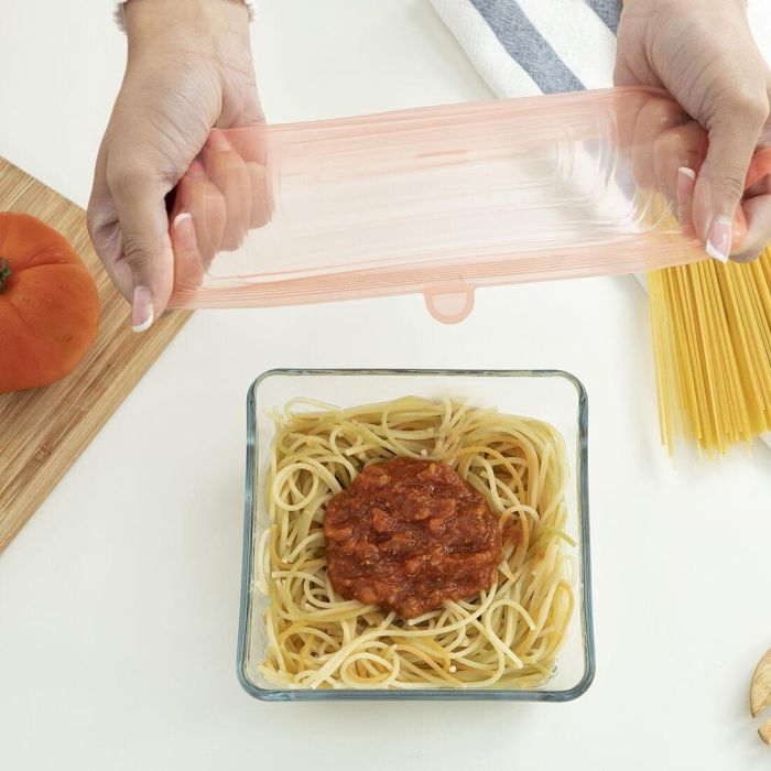 Set de 10 Tapas de Cocina Reutilizables y Ajustables Lilyd InnovaGoods 10