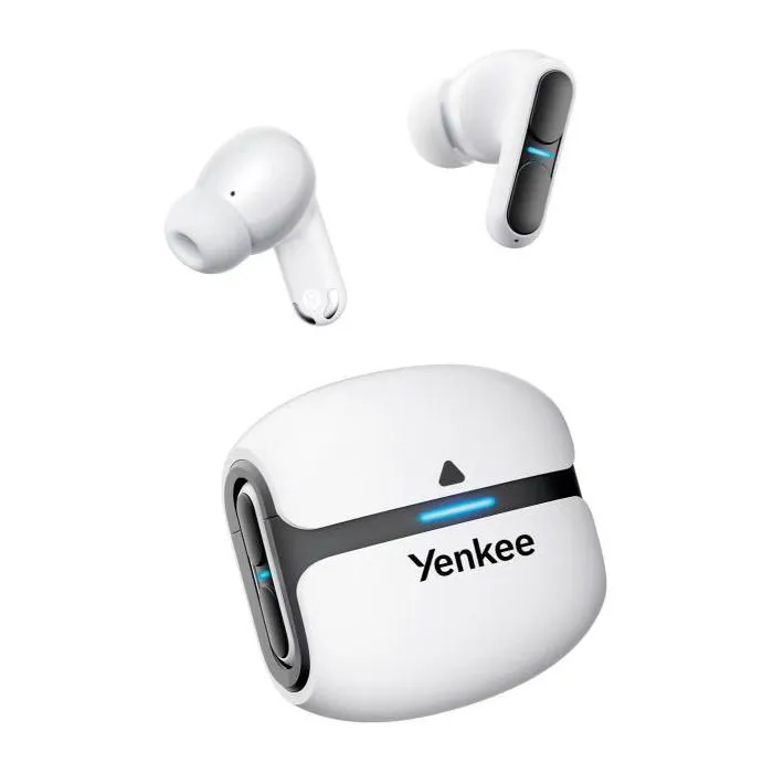 Yenkee Auriculares Inalámbricos Recargables TWS EVEPODS PRO YHP 09BT WE 2