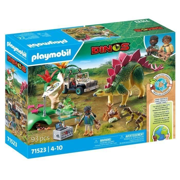 PLAYMOBIL 71523 Campamento Exploradores de Dinosaurios