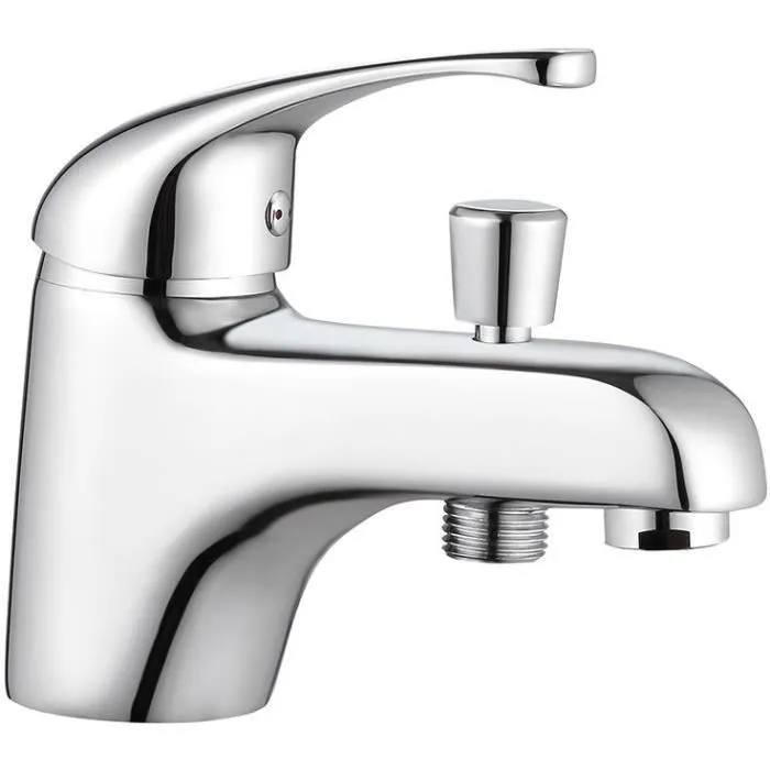 Edouard Rousseau ROU3047404059804 CARDIFF Mezclador monomando para bañera y ducha cromado Ahorro de agua Acabado brillante 1