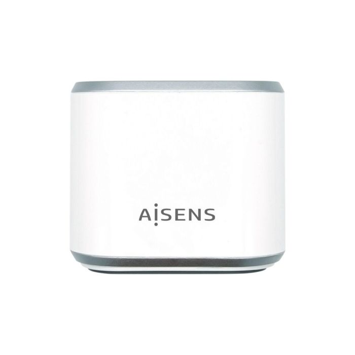 Aisens Cargador USB de Sobremesa 48W con 5 Puertos (4x USB-A, 1x QC3.0) Chip Inteligente AI Carga Rápida Blanco 3