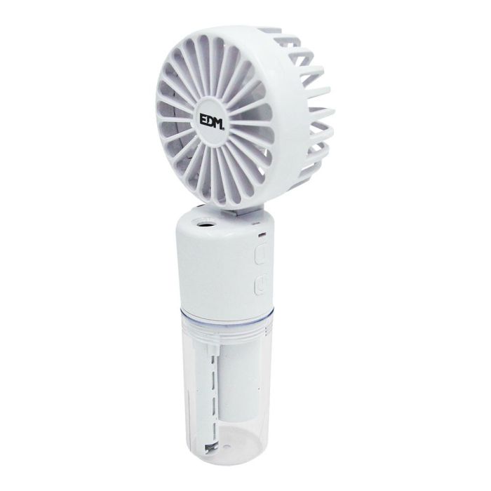 Mini ventilador con spray, recargable abs, tres velocidades, colores surtidos 1 Mini ventilador con spray, recargable abs, tres velocidades, colores surtidos 1