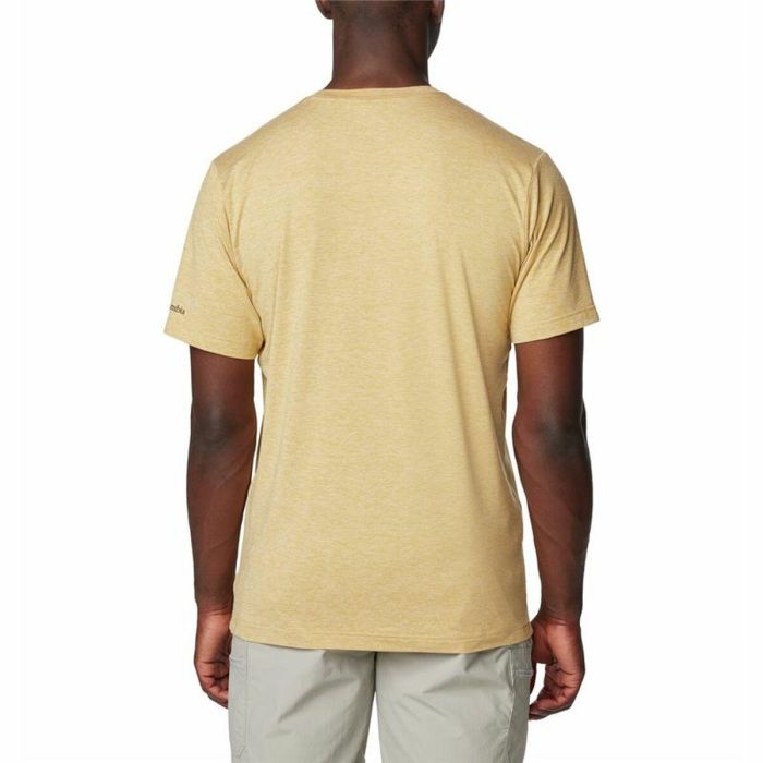 Camiseta Deportiva de Manga Corta Columbia Kwick Hike™ Amarillo