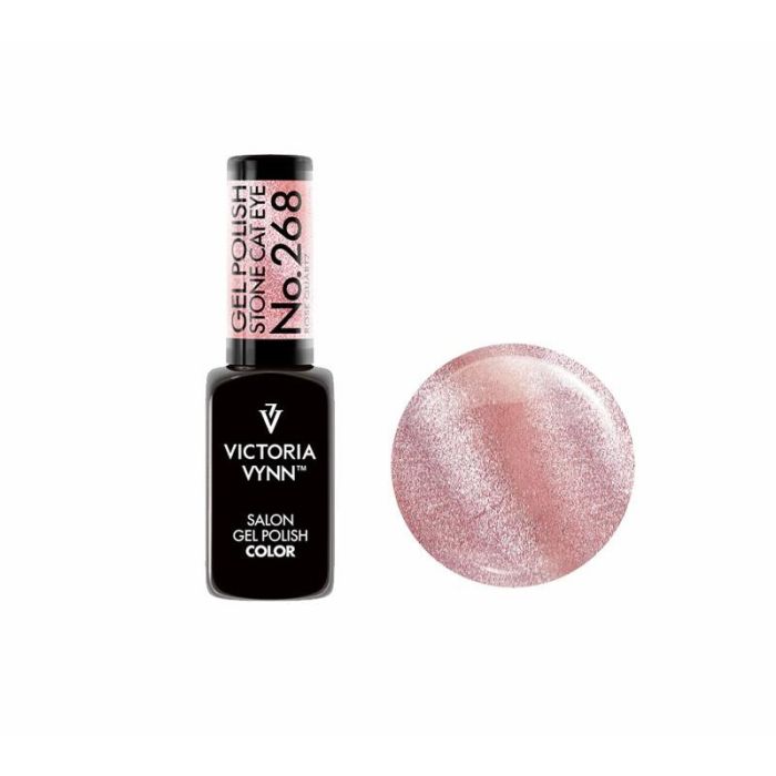 Gel Polish Stone Cat Eye Rose Quartz 268 8 mL Victoria Vynn 11