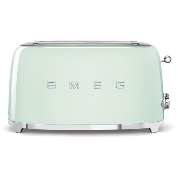 Smeg TSF02PGEU Tostadora de pan para 4 rebanadas, estilo años 50, verde pastel 0 Smeg TSF02PGEU Tostadora de pan para 4 rebanadas, estilo años 50, verde pastel 0