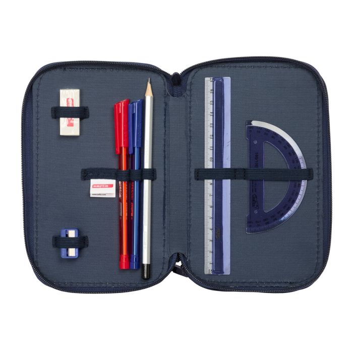 Portatodo Safta New edition Azul marino 12,5 x 19,5 x 5,5 cm 37 Piezas 1 Portatodo Safta New edition Azul marino 12,5 x 19,5 x 5,5 cm 37 Piezas 1