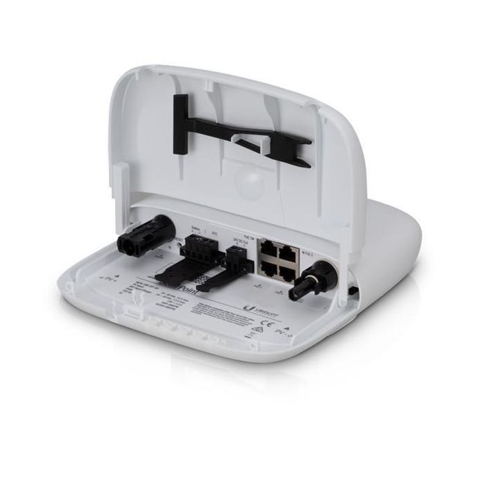 Ubiquiti SunMAX SolarPoint, (4) 10/100 RJ-45, Wi-Fi (2.4 GHz), IPx4, PoE 17W, DC 24W, 40W Max 2 Ubiquiti SunMAX SolarPoint, (4) 10/100 RJ-45, Wi-Fi (2.4 GHz), IPx4, PoE 17W, DC 24W, 40W Max 2