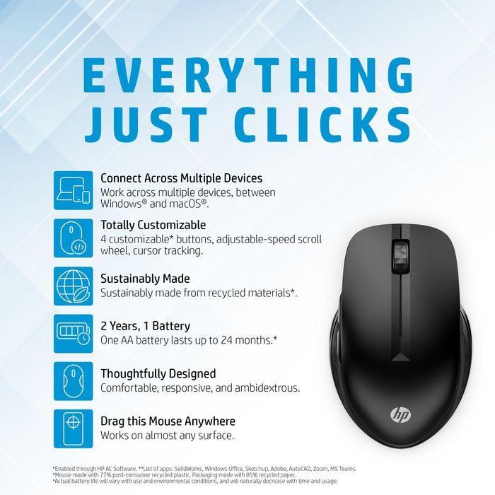 HP 430 Multi-Device Wireless Mouse 14 HP 430 Multi-Device Wireless Mouse 14