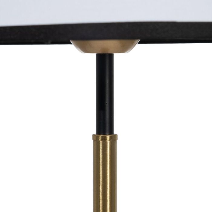 Lámpara de mesa Blanco Negro Dorado Hierro Tejido 40 W 25 x 25 x 74 cm 6