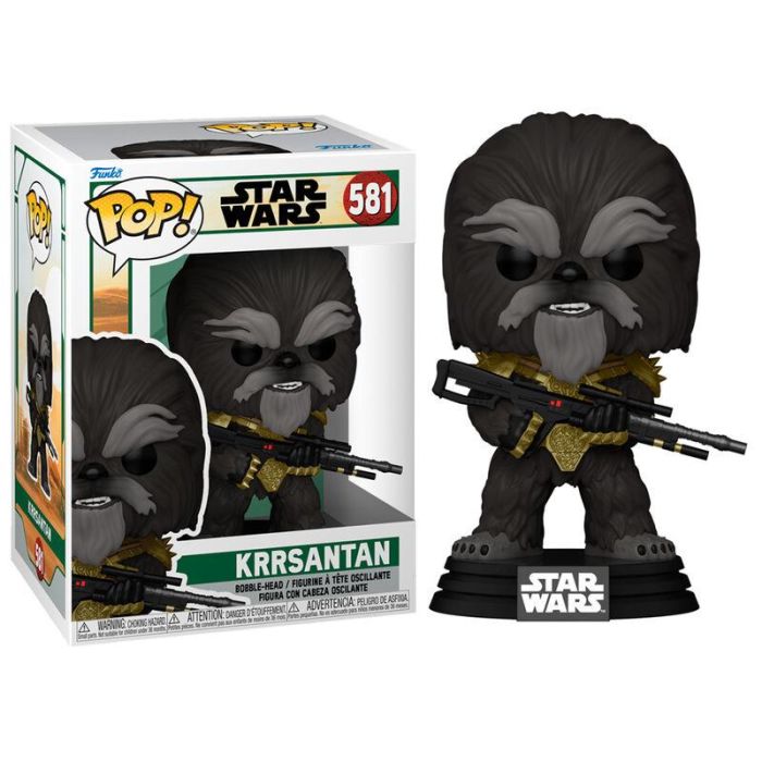 Funko Figura POP Star Wars El Libro de Boba Fett 2 Krrsantan Vinilo 9cm 2 Funko Figura POP Star Wars El Libro de Boba Fett 2 Krrsantan Vinilo 9cm 2
