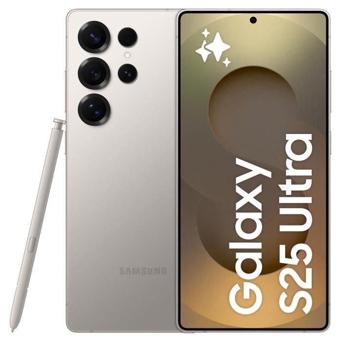 Samsung Galaxy S25 Ultra SAM8806095859880 Smartphone con IA, 1 TB, color gris titanio Samsung Galaxy S25 Ultra SAM8806095859880 Smartphone con IA, 1 TB, color gris titanio