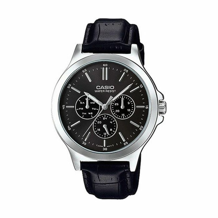 Reloj Hombre Casio MULTIFUNCTION BLACK, LEATHER Negro (Ø 41,5 mm) (Ø 40 mm)
