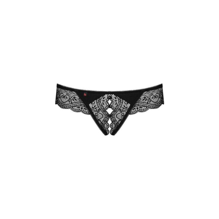 Tanga Obsessive Miamor Negro Encaje L/XL 3