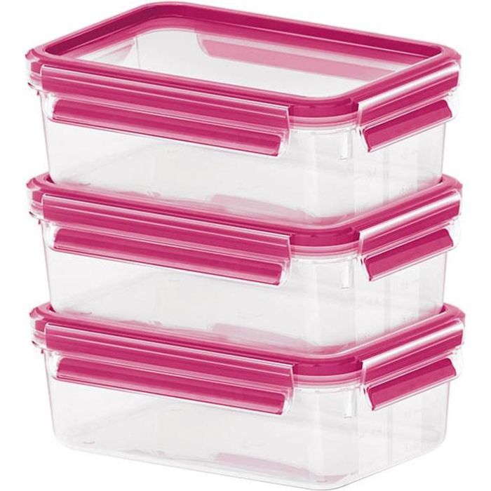 Emsa 515582 Fiambrera hermética Food Clip & Close de Plástico Transparente