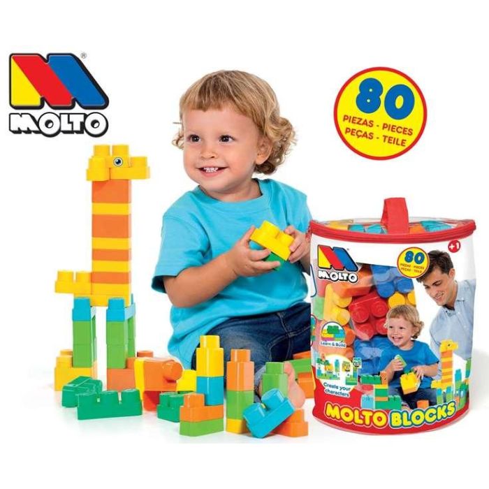 Bolsa construccion molto roja con 80 piezas 3 Bolsa construccion molto roja con 80 piezas 3