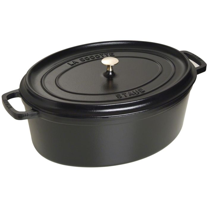 Staub La Cocotte 41cm oval schwarz. Gusseisen 0 Staub La Cocotte 41cm oval schwarz. Gusseisen 0