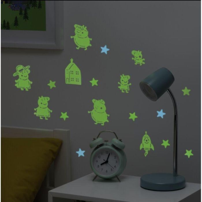 Paladone Vinilo Decorativo Peppa Pig con Estrellas que Brillan en la Oscuridad, Incluye 6 Personajes y 200 Estrellas 3 Paladone Vinilo Decorativo Peppa Pig con Estrellas que Brillan en la Oscuridad, Incluye 6 Personajes y 200 Estrellas 3