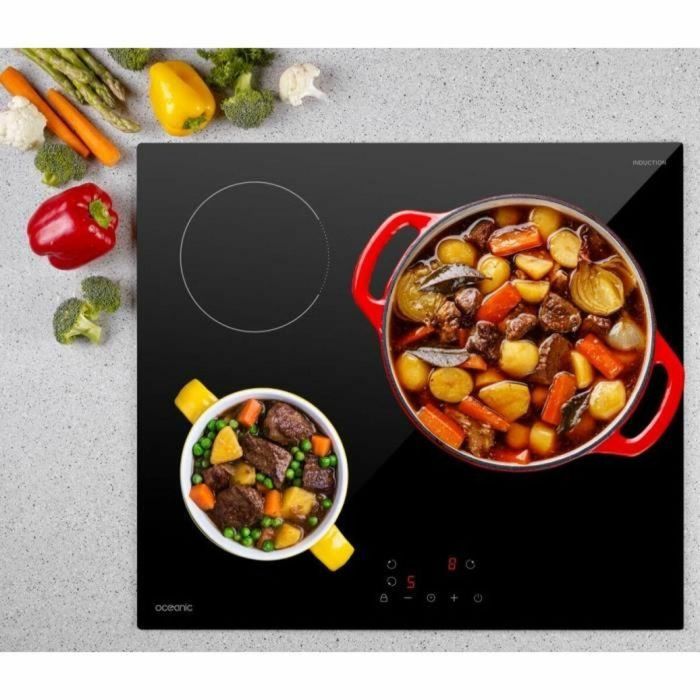 Oceanic OCEATI3Z7B Placa de inducción 3 fuegos L60 x P52 cm 3 Oceanic OCEATI3Z7B Placa de inducción 3 fuegos L60 x P52 cm 3
