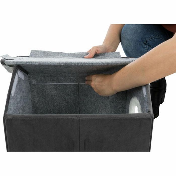 Caseta Trixie Livia Blanco Gris oscuro 38 × 41 × 44 cm 5 Caseta Trixie Livia Blanco Gris oscuro 38 × 41 × 44 cm 5