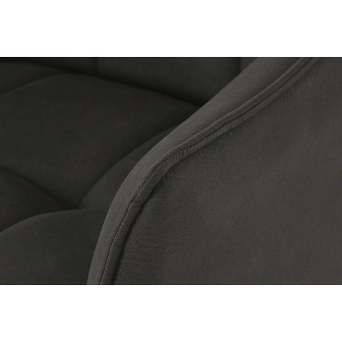 DKD Home Decor Silla Loft Microfibra y Metal, Simil Piel Marrón Oscuro y Negro, 60x60x84 cm, Altura Asiento 52 cm, Desmontable 5 DKD Home Decor Silla Loft Microfibra y Metal, Simil Piel Marrón Oscuro y Negro, 60x60x84 cm, Altura Asiento 52 cm, Desmontable 5