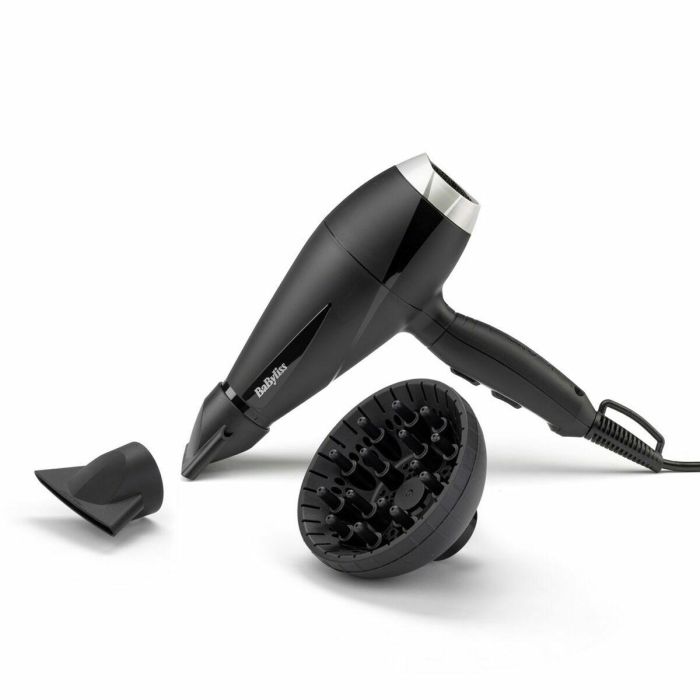 Babyliss 6710DE Secador de Pelo Turbo Pro 2100W, Motor AC, Iónico, con 2 Boquillas y Difusor, Secado Rápido, Antiescrespamiento 11 Babyliss 6710DE Secador de Pelo Turbo Pro 2100W, Motor AC, Iónico, con 2 Boquillas y Difusor, Secado Rápido, Antiescrespamiento 11