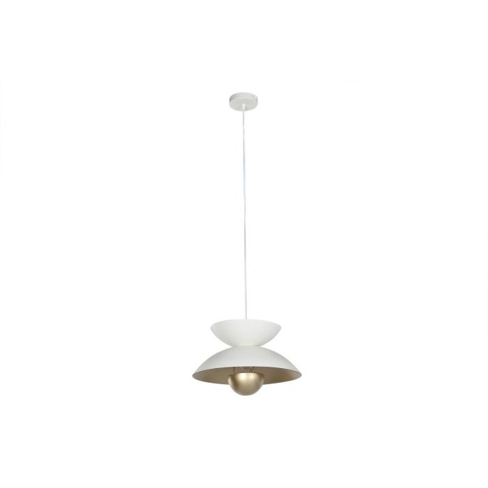 Lampara Techo Urban DKD Home Decor Blanco Dorado 36 x 22 x 36 cm Lampara Techo Urban DKD Home Decor Blanco Dorado 36 x 22 x 36 cm